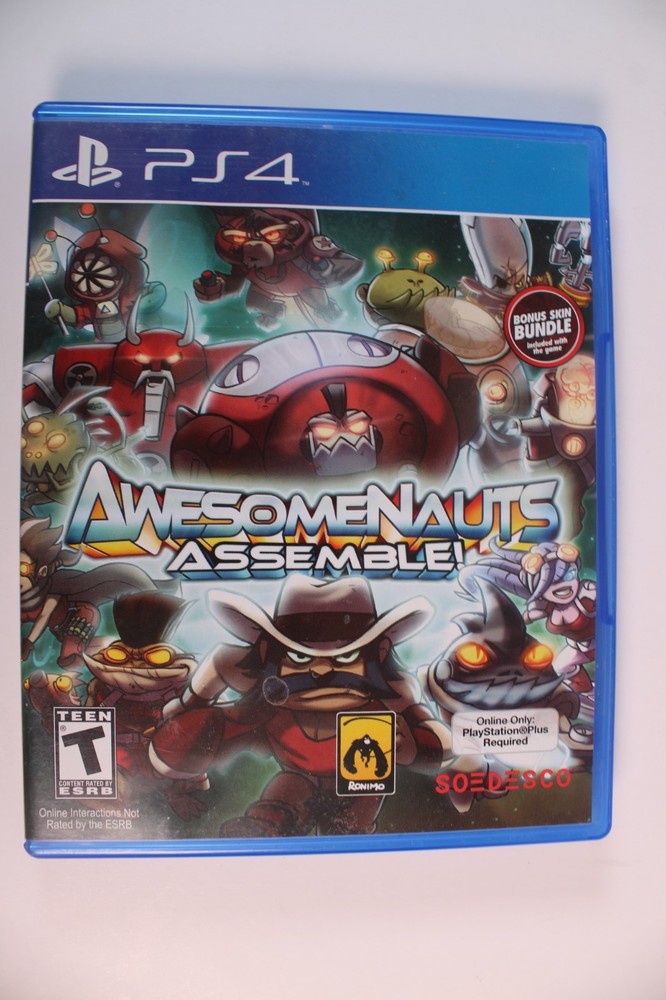 Awesomenauts Assemble (Sony PlayStation 4 PS4) Complete, authentic, tested