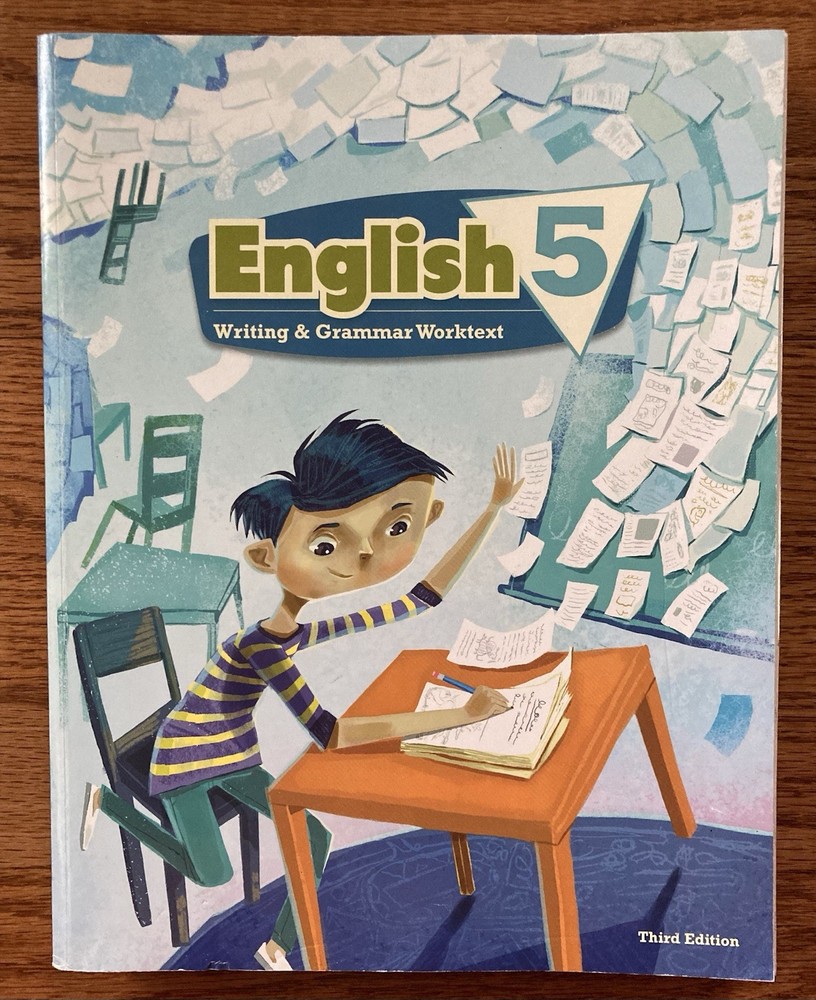 BJU Press English 5 Writing and Grammar Worktext - See Description