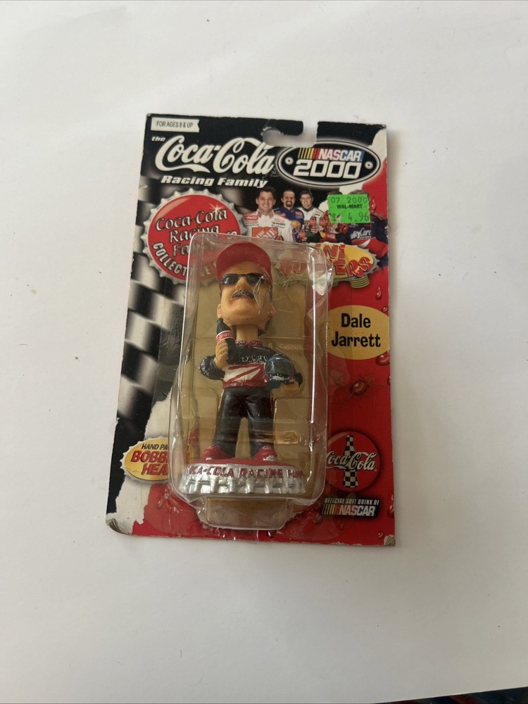 Dale Jarrett Mini Bobble Head Coca Cola Racing Family Nascar 2000 #15001