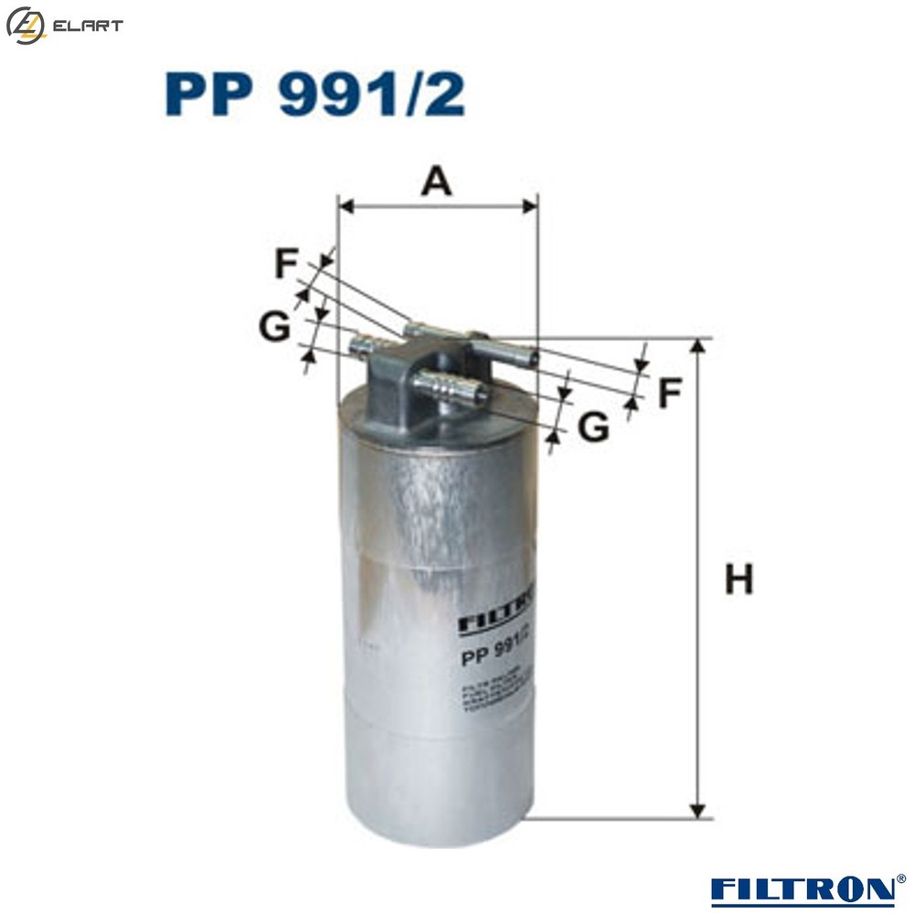 FUEL FILTER PP 991/2 FOR AUDI A6/Allroad/S6 CDYC/CDYA/CDYB/BNG/ASB 3.0L 6cyl