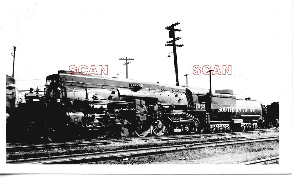 26A424 DARK RP 1940s/1962 SOUTHERN PACIFIC RAILROAD 482 LOCO #4353