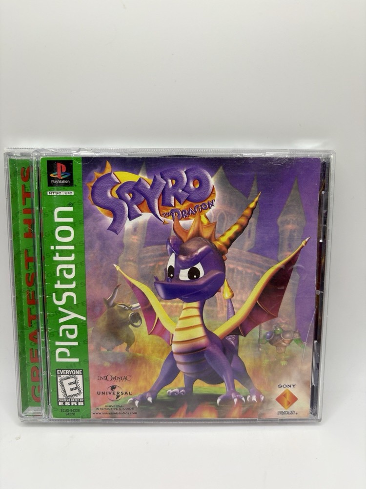 Spyro The Dragon Greatest Hit (Sony PlayStation 1 PS1, 2000) CIB