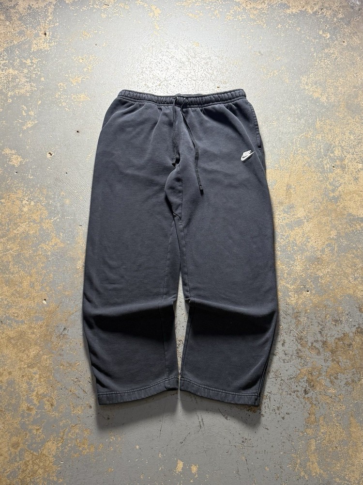 Nike Y2K Black Straight Leg Baggy Sweatpants-Size XL