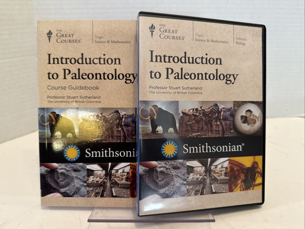 Introduction To Paleontology The Great Courses Guidebook & DVD