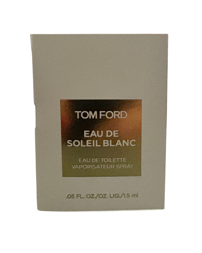 Tom Ford Eau de Soleil Blanc Eau De Toilette EDT Sample Spray Vial 1.5 mL/.05 OZ
