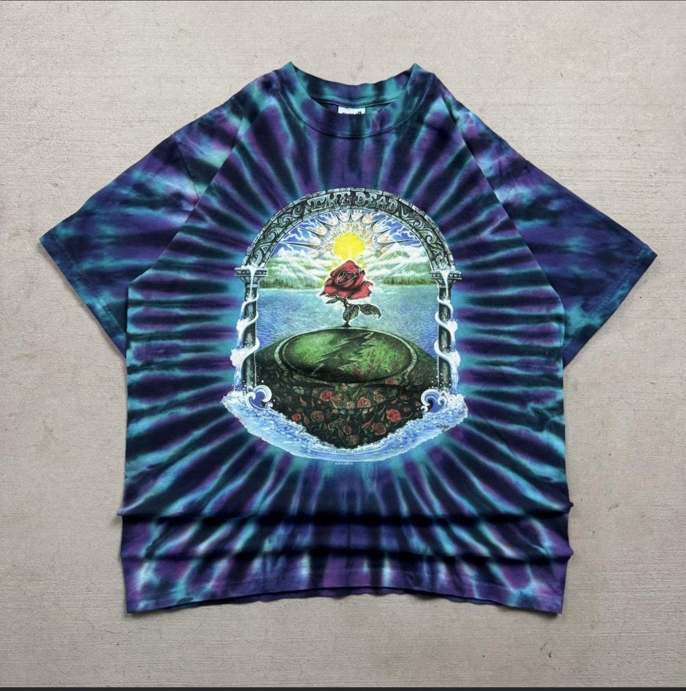 Vtg The Dead Grateful Dead T-Shirt BandTie Dye Summer Getaway Tour 2003 M