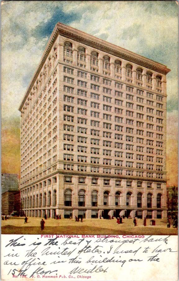Chicago Illinois IL : BANK SCENE m/14 AX0258