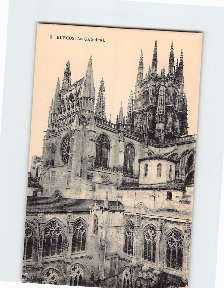 Postcard The Cathedral Burgos Spain