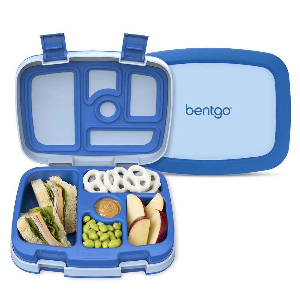 Bentgo Kids 5-Compartment Leak-Proof Bento Lunch Box with Perfect Portion Sizes