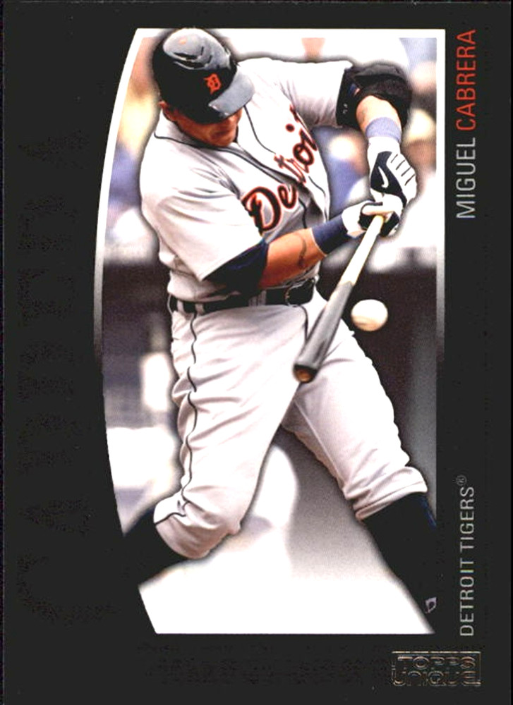 2009 Topps Unique #75 Miguel Cabrera Detroit Tigers