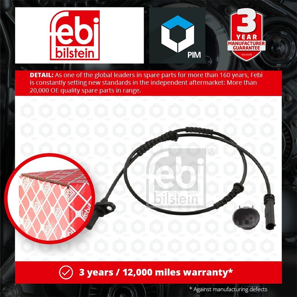 Febi New ABS Wheel Speed Sensor for BMW ALPINA Front Left Right 34526775863