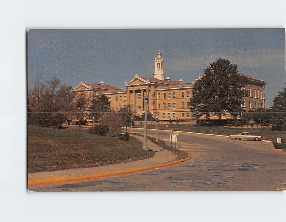 Postcard Sherman Hall Western Illinois University Macomb USA