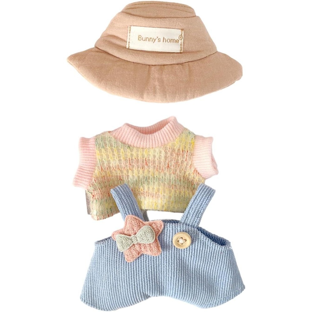 Labubu Doll Clothes Outfit for 15cm Plushies