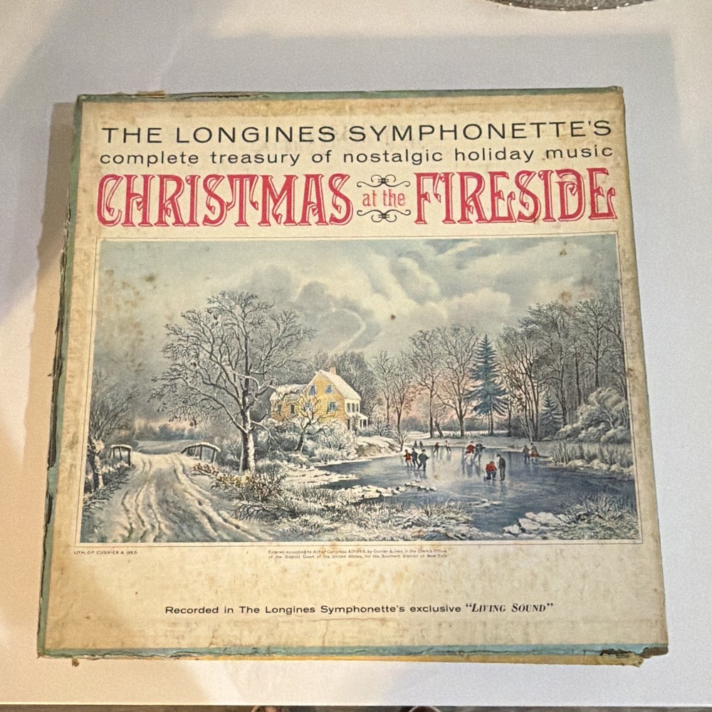 The Longines Symphonette Christmas at the Fireside Complete Treasury Vinyl Box …