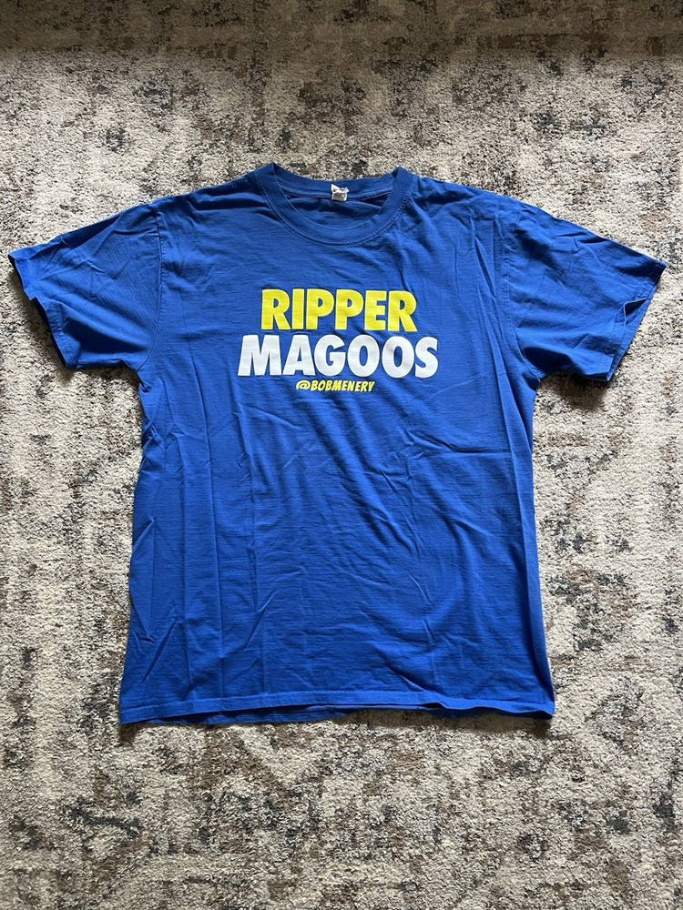 Anvil Mens Large Bob Menery Ripper Magoos T-Shirt