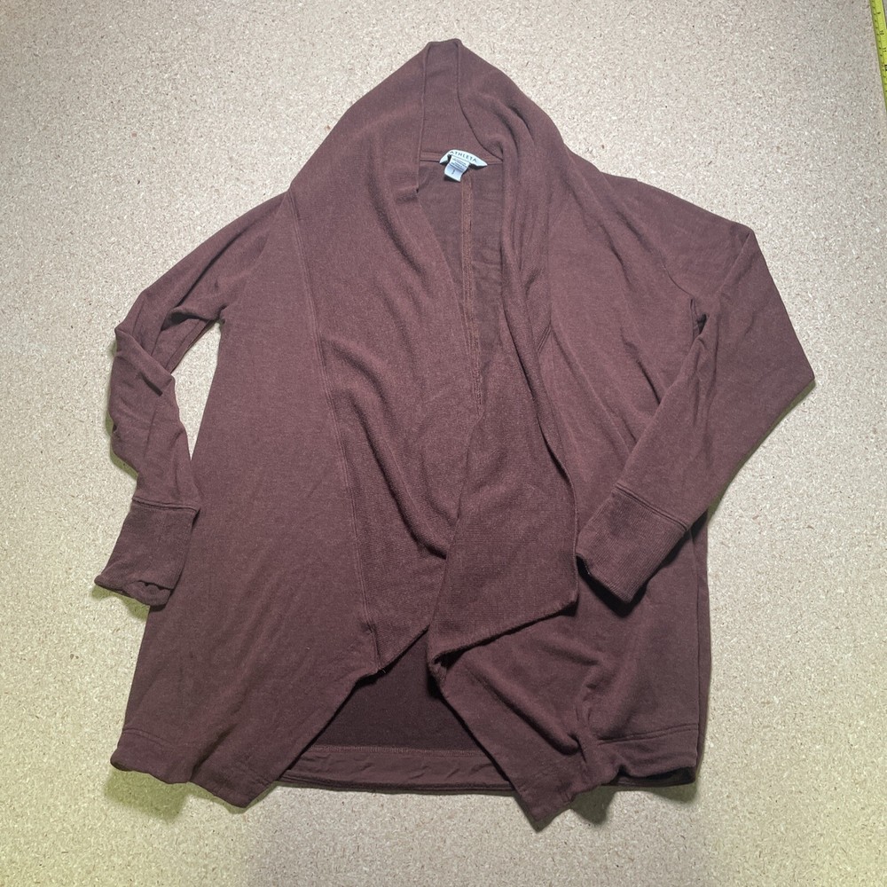Athleta Womens Pranayama Restore Wrap Soft Light Cardigan Jacket Pockets S B1