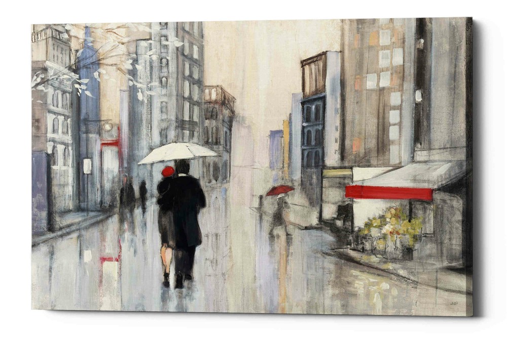 Epic Graffiti Spring Rain New York Giclee Canvas Wall Art by Julia Purinton