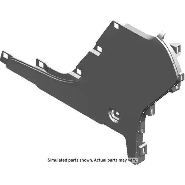 Genuine GM Jet Black Front Driver Side Floor Console Rear Trim Panel 84218866
