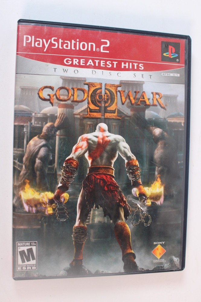 God of War II (PlayStation 2, PS2) Greatest Hits 2 Disc Set, authentic