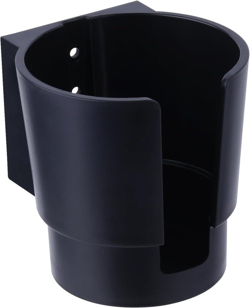 Universal Large Cup Holder Wall Mount, Heavy Duty Plastic Drink Holder