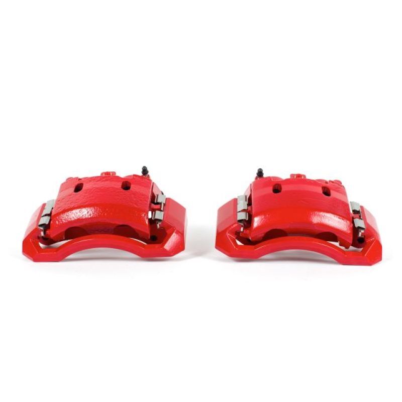 Power Stop Fits 06-08 Dodge Ram 1500 Front Red Calipers w/Brackets - Pair