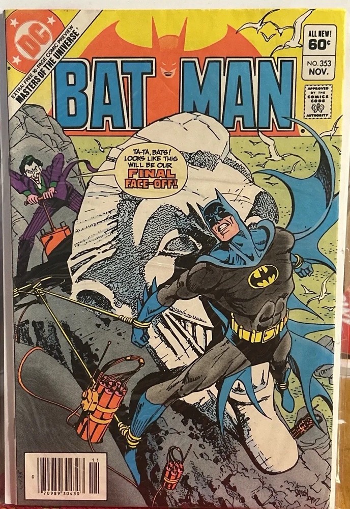 Batman #353 Newsstand Variant (DC Comics November 1982)