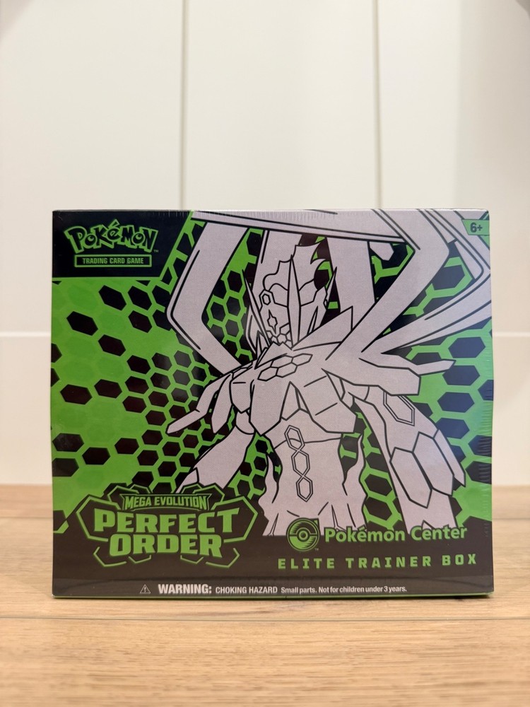 Pokemon Center ETB, Perfect Order with PC Promo Card. English, new sealed.