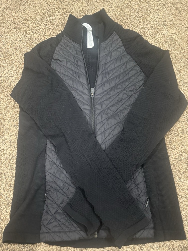 Women’s Black Athleta Jacket Size Medium Full Zip