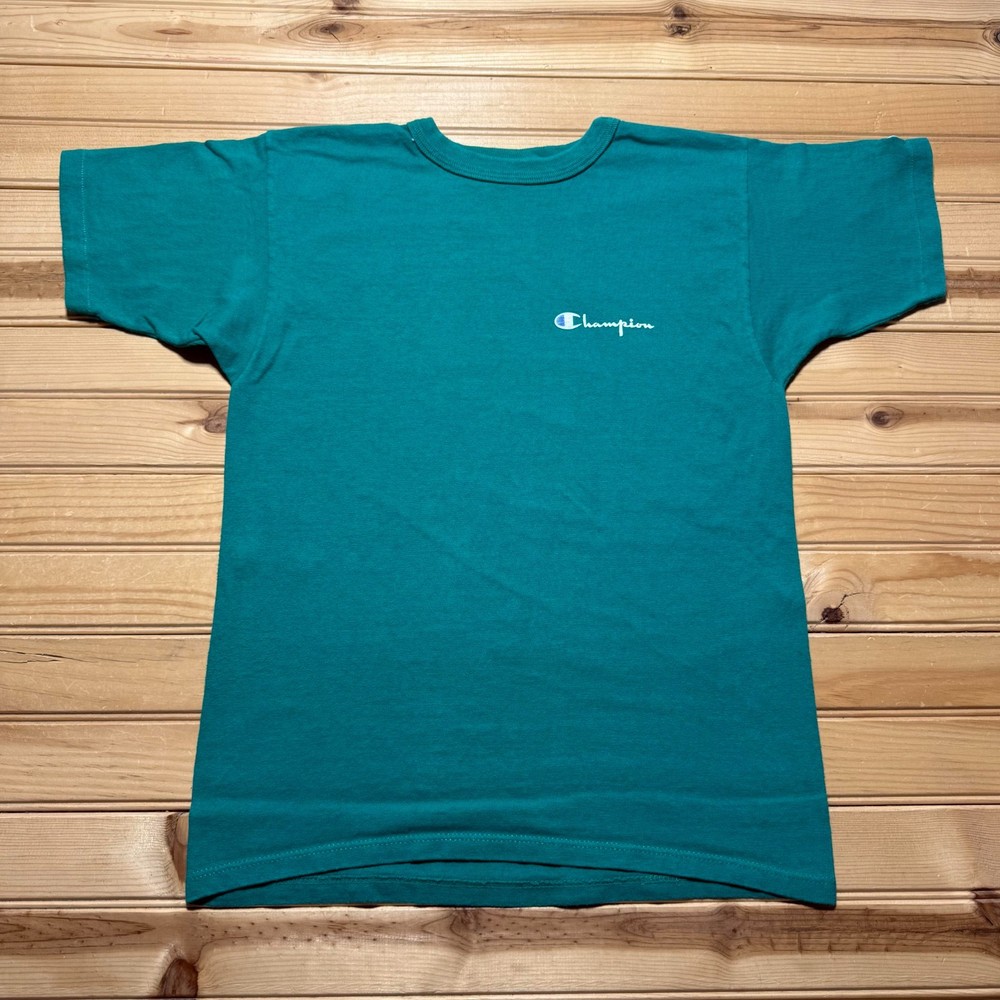 Vintage 80s 90s Champion Script Logo Single Stitch T-Shirt USA Made Men's Medium