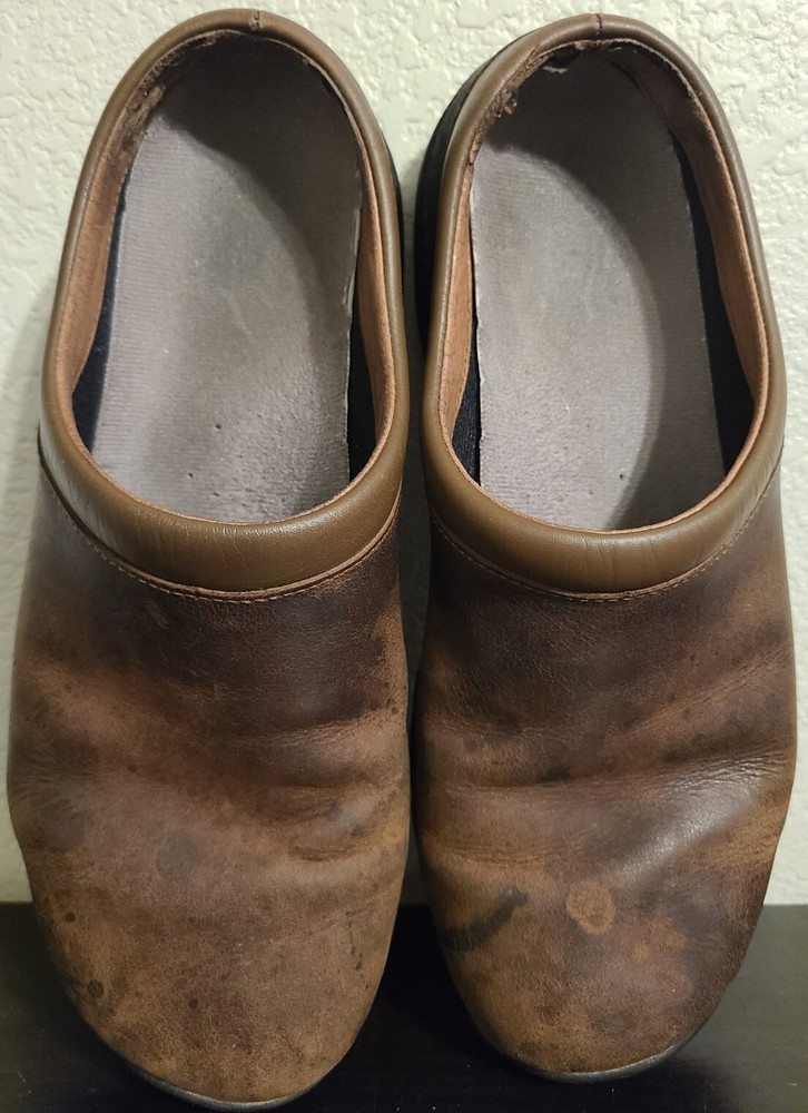 Merrell Mens Primo Brown Leather Slip On Shoes Men's Size 9 Pre Owned