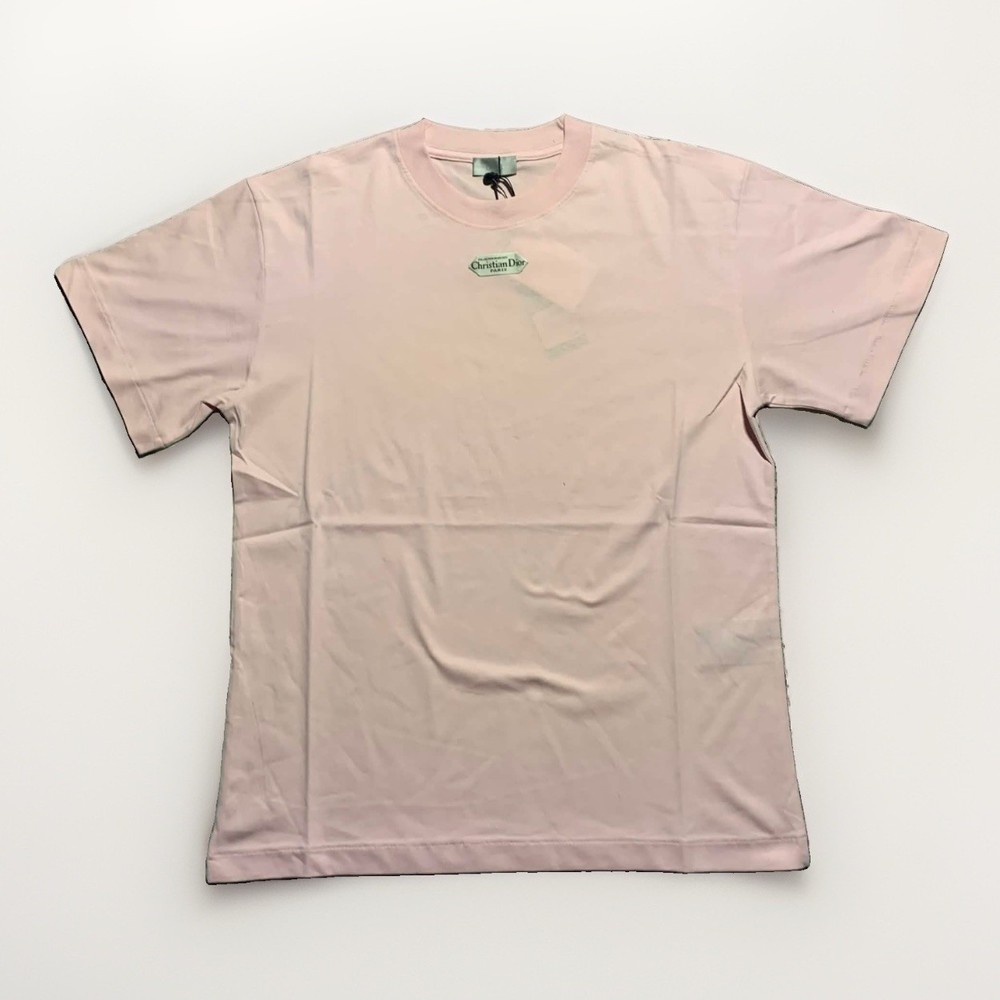 Christian Dior Men’s CD Light Pink T-shirt, Size S