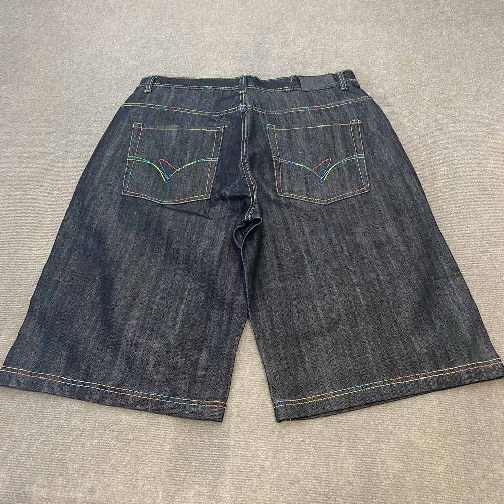 Vintage Regal Jean Shorts Size 38 Super Baggy Y2K Grunge Southpole Skater Hiphop