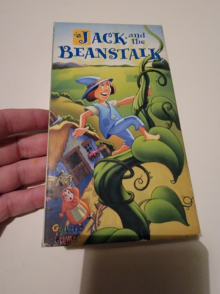 Jack and the Beanstalk Animated Vintage VHS 1990 Golden Films Cartoon Video