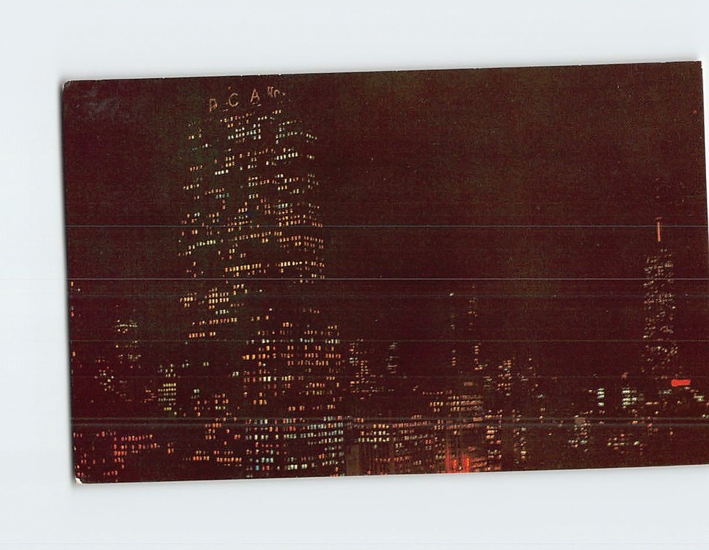 Postcard RCA Building Rockefeller Center & Empire State Building New York USA