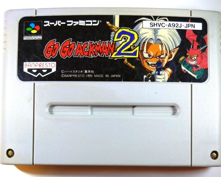 Go Go Ackman 2 Super Famicom Cartridge Only JP Used Tested Nintendo SFC Game