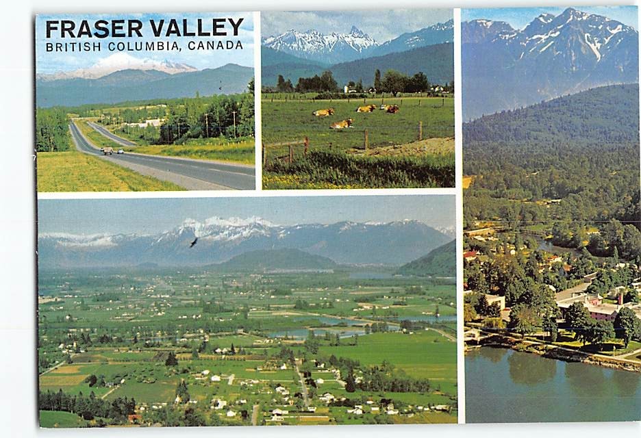 Postcard Fraser Valley Canada