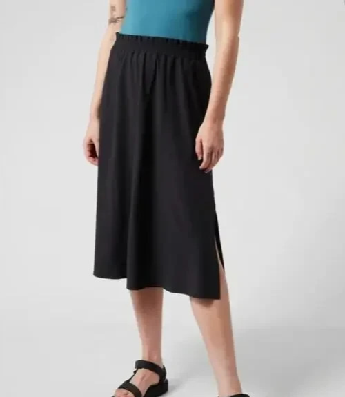 Athleta Savannah Skirt in Black Style #798610 Size Medium