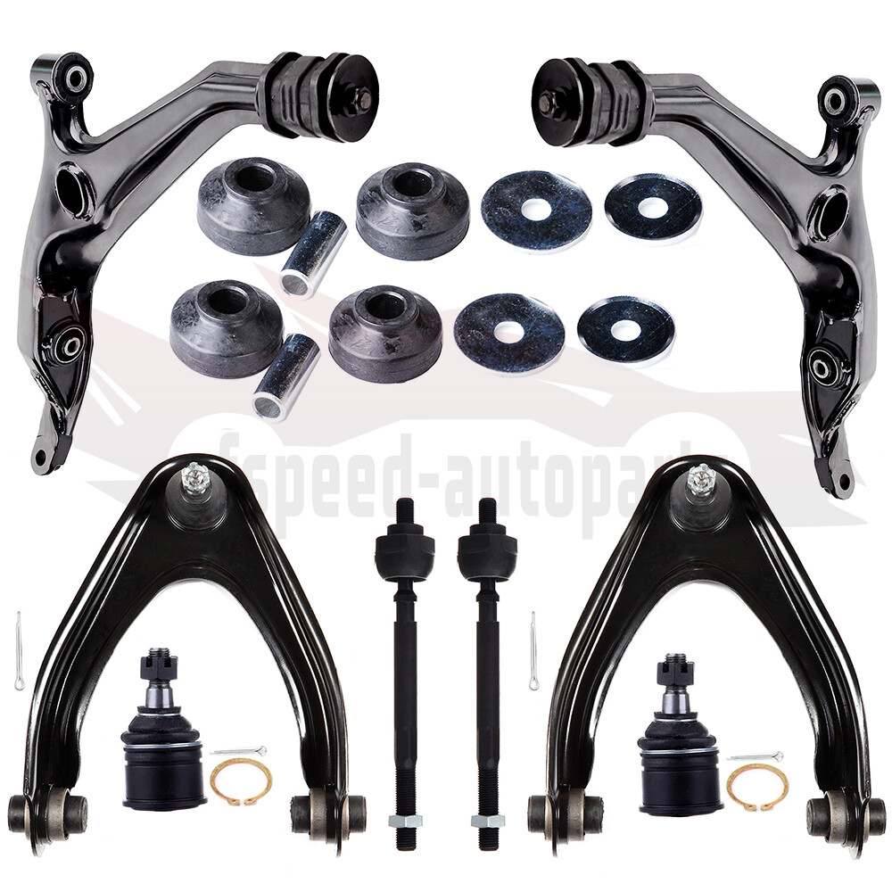 10pcs Suspension Control Arm Ball Joint Tie Rod Kit for 97-01 Honda CR-V