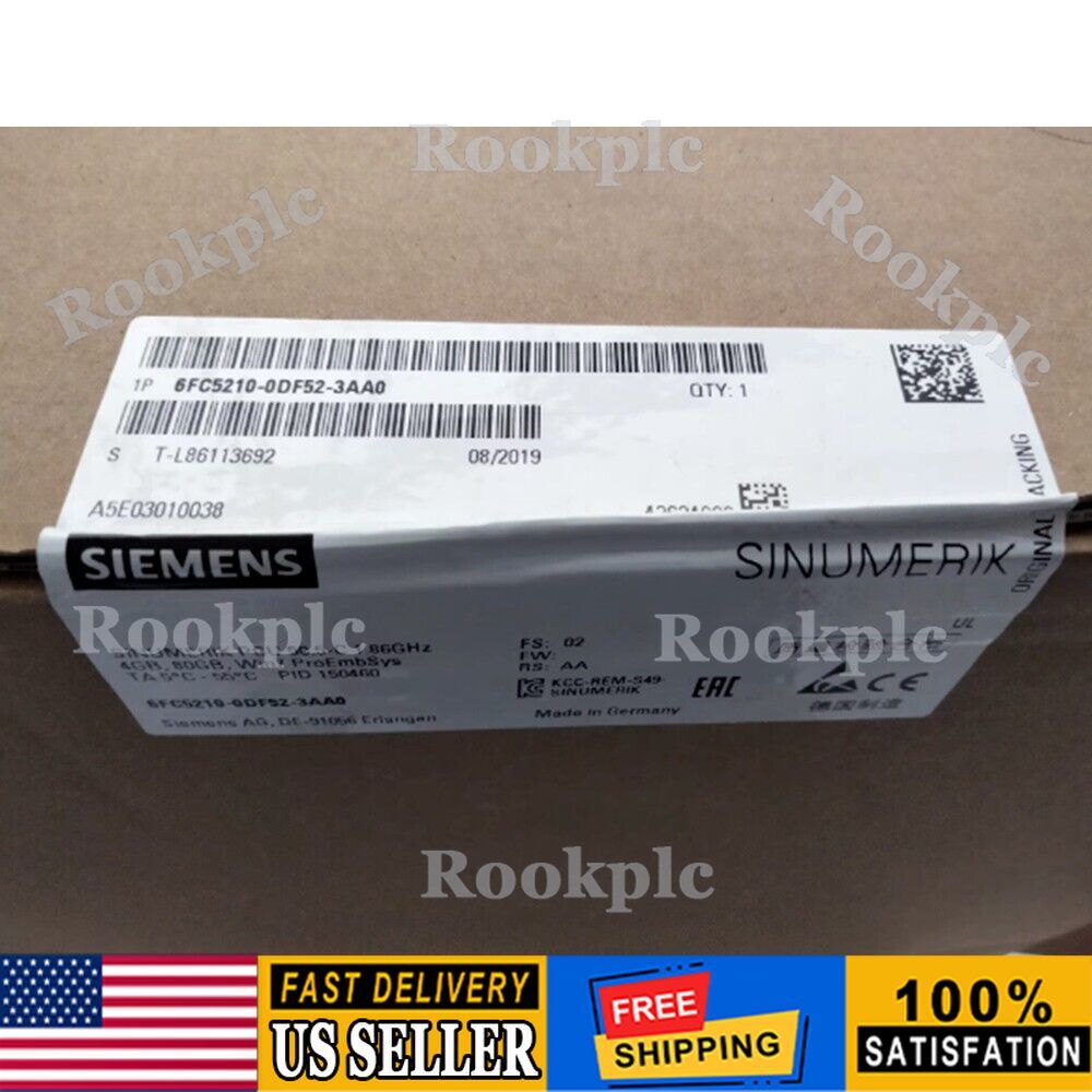 New Siemens SINUMERIK PCU 50.5-C 6FC5210-0DF52-3AA0 6FC5 210-0DF52-3AA0