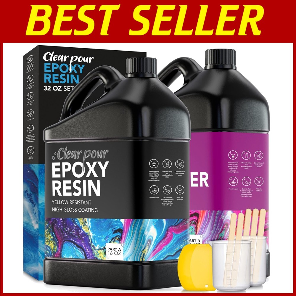 32oz Epoxy Resin Kit for Tumblers Wood Casting DIY Crafts