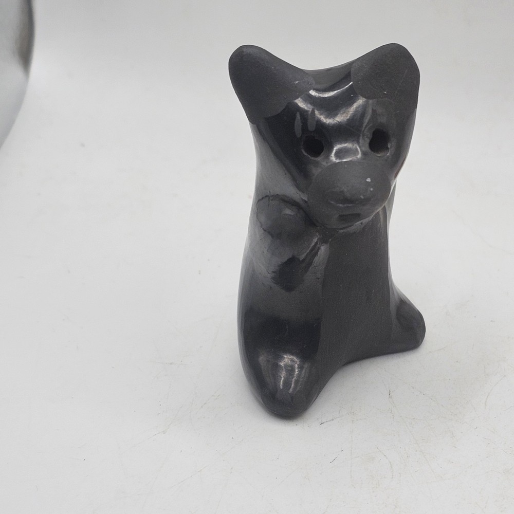 Black Bear Art Pottery Miniature Figurine