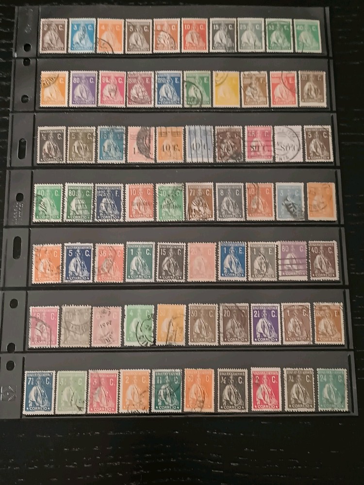 Portugal Stamps - Ceres. Great lot off used ,with no doubles