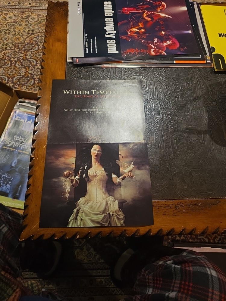 Within Temptation The Heart 2 Sided Original Album/CD Release promo Poster 11x17