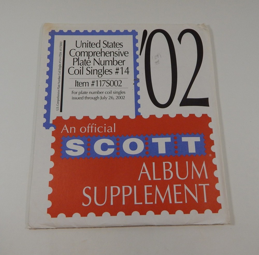 Scott Plate Number Coil Strips #1 1987 Product Number 113S087 Stamp Album Pages