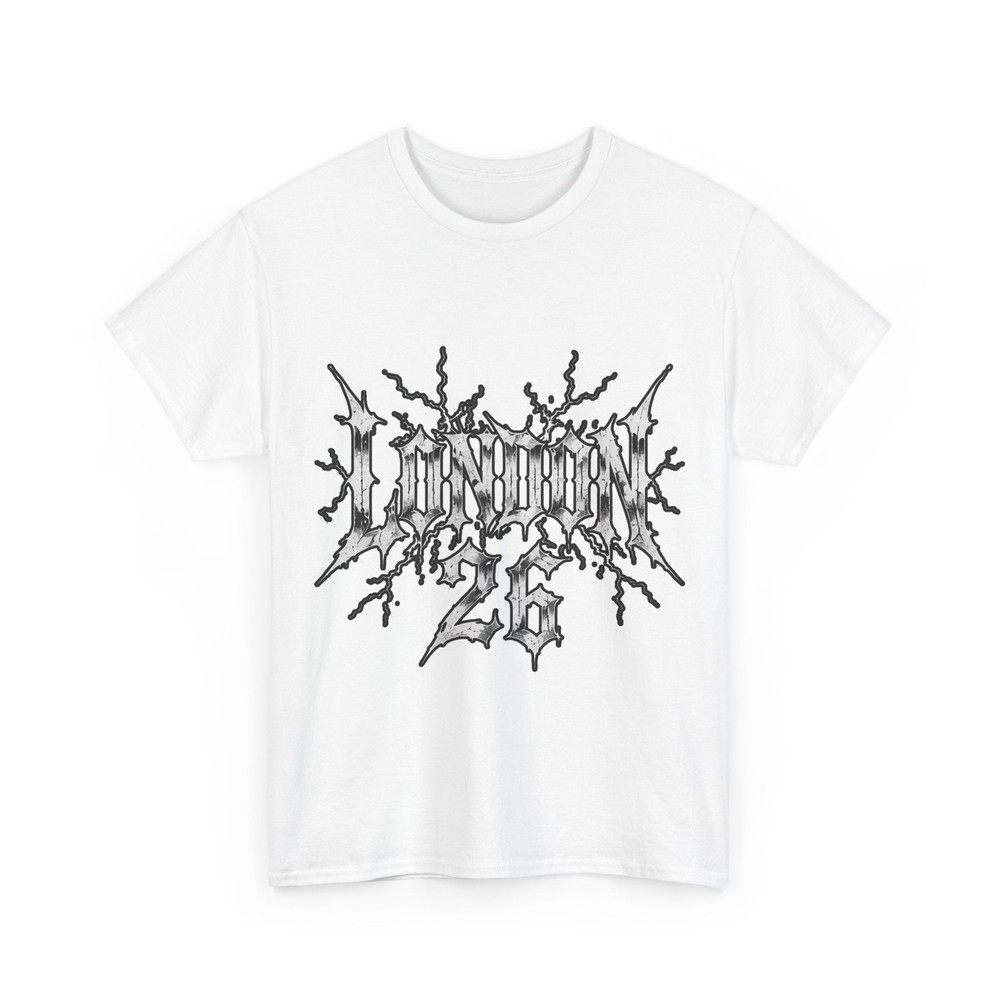 London 26 Gothic Graphic T Shirt Y2K Streetwear Oversized Unisex Tee