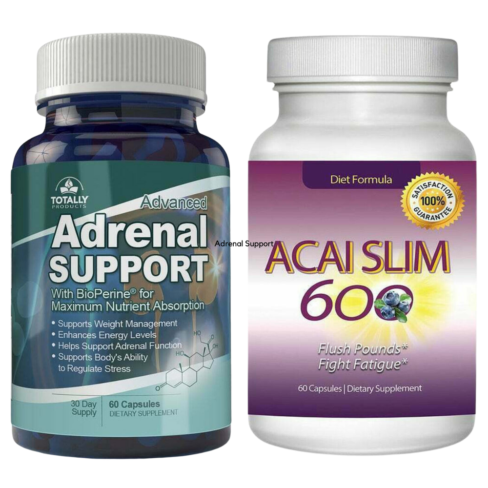 Adrenal Support Energy Boost Anti-Stress Acai Slim Berry Weight Loss Supplement-image