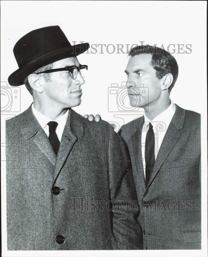 Press Photo Actors Martin Landau, Joe Campanella on 