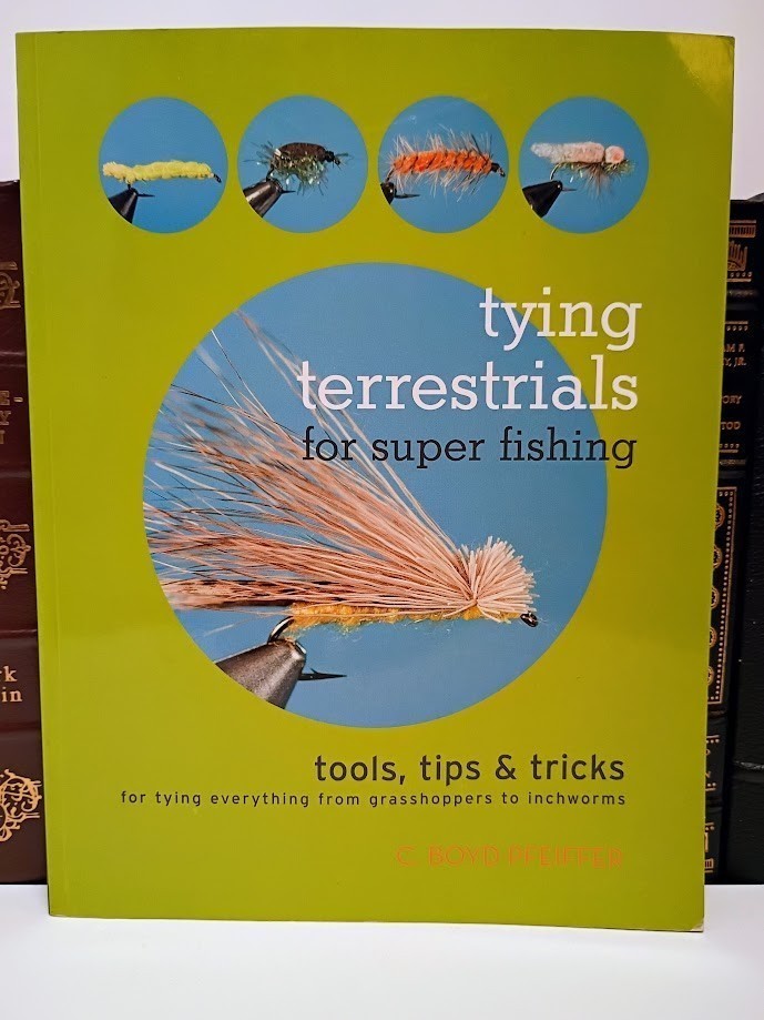 Tying Terrestrials Super Fishing Fly Tying Book Grasshoppers Crickets Beetles VG