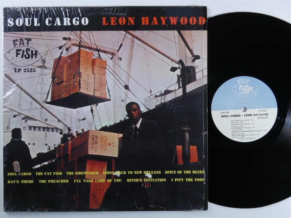 LEON HAYWOOD Soul Cargo FAT FISH LP VG+ reissue SHRINK i
