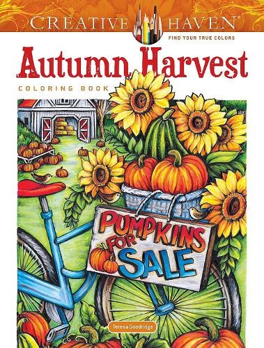 Teresa Goodridge Creative Haven Autumn Harvest Coloring Book (Paperback)Another great item from Rarewaves USA | Free delivery!